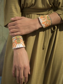 Bracelet APAULINE Apricot Cream NAHUA