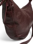 PIECES PCSTINA LEATHER SHOULDER BAG 17156634 Tawny Port Bubble