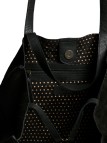 PIECES PCMANINA SUEDE SHOPPER BAG 17160965 Black