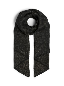 PIECES PCPYRON LONG SCARF Foulard 17110447 Black_GOLD