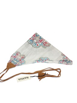 Écharpe carré en soie foulard WIZI Nahua