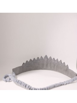 Head Band brodé ROMPER Blanc et Bleu NAHUA