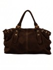 Soleil Chic Grand Sac Cuir Daily Large Chocolat Nubuck