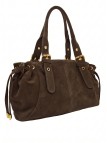 Soleil Chic Sac Cuir Daily Taupe Nubuck