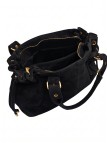 Soleil Chic Sac Cuir Daily Noir Nubuck