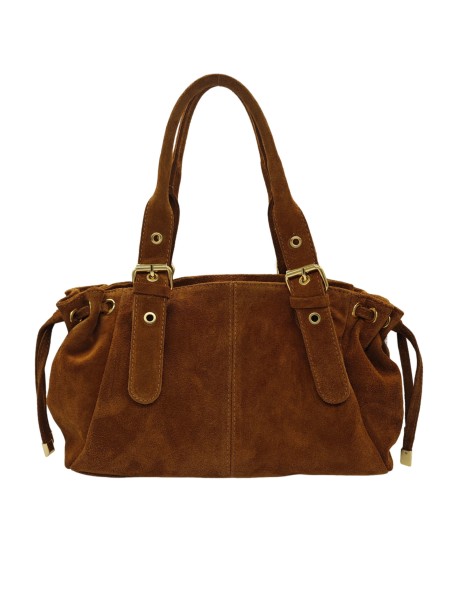 Soleil Chic Sac Cuir Daily Camel Nubuck