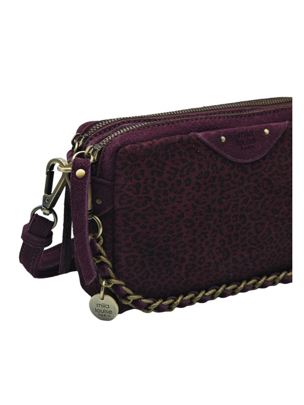 Mila Louise MAMA XS PA LEOPARD POURPRE