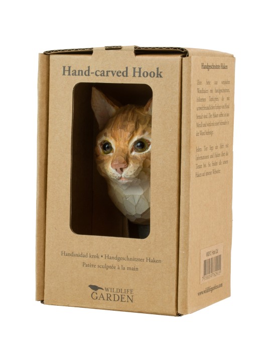 Wildlife Garden DecoHook Porte-manteau Patère Chat