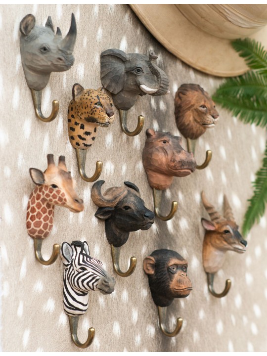 Wildlife Garden DecoHook Porte-manteau Patère Lion