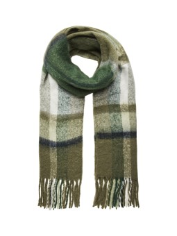 PIECES PCBEA LONG SCARF NOOS BC Foulard 17105951 Deep Lichen Green CHECK