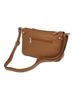 PETIT Sac bandoulière cuir Camel