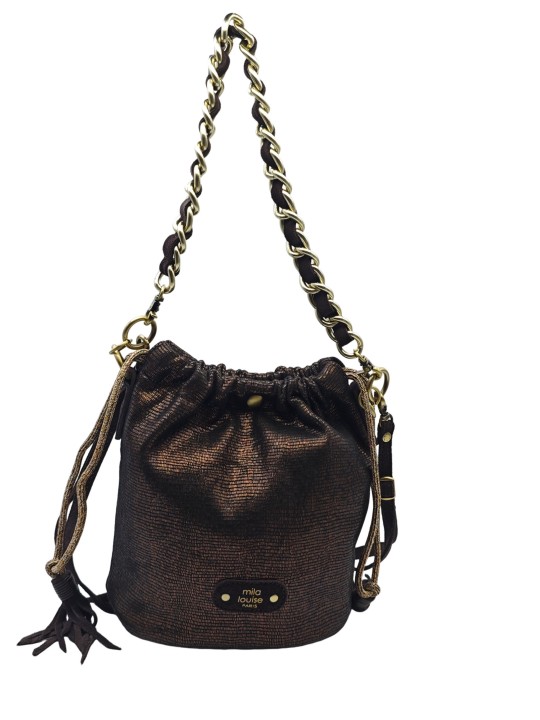 Mila Louise Sac seau MILENA EP12 BRUN DARK