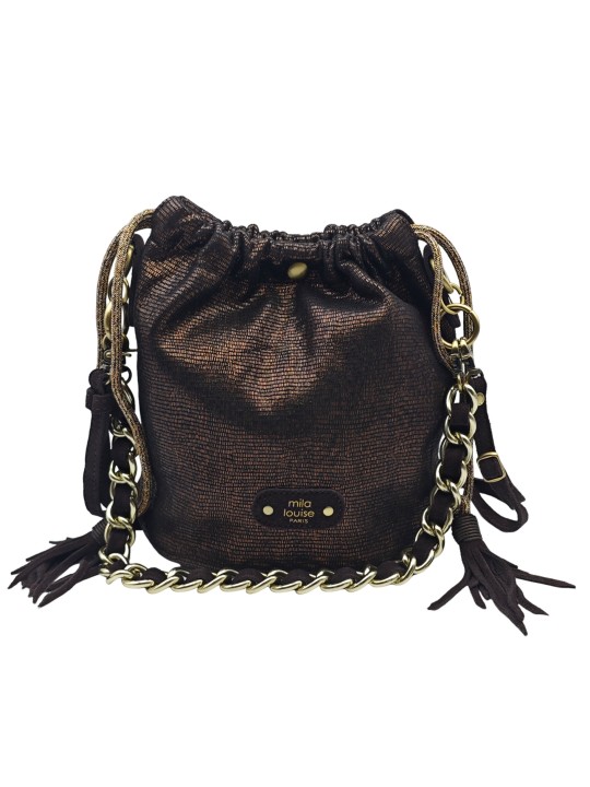 Mila Louise Sac seau MILENA EP12 BRUN DARK
