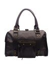 THE WAN Grand Sac Cuir Daisy Large Choco Graine