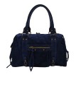 THE WAN Grand Sac Cuir Daisy Large Marine