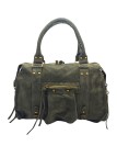THE WAN Grand Sac Cuir Daisy Large Kaki