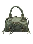 THE WAN Petit Sac Cuir Daisy Light Kaki