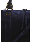 THE WAN Grand Sac Cuir Daisy Large Marine