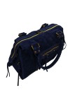 THE WAN Grand Sac Cuir Daisy Large Marine