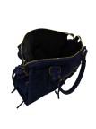 THE WAN Grand Sac Cuir Daisy Large Marine