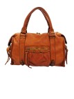 THE WAN Grand Sac Cuir Daisy Large Vintage Cognac