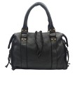 THE WAN Grand Sac Cuir Daisy Large Vintage Noir A25