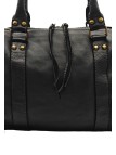 THE WAN Grand Sac Cuir Daisy Large Vintage Noir A25