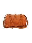 THE WAN Grand Sac Cuir Daisy Large Vintage Cognac