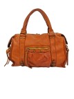 THE WAN Grand Sac Cuir Daisy Large Vintage Cognac
