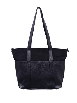 Soleil Chic Grand Sac Cabas Cuir City Mix Noir