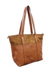 Soleil Chic Grand Sac Cabas Cuir City Mix Camel