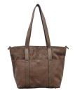 Soleil Chic Grand Sac Cabas Cuir City Mix Taupe