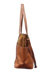 Soleil Chic Grand Sac Cabas Cuir City Mix Camel
