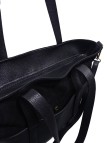 Soleil Chic Grand Sac Cabas Cuir City Mix Noir