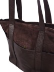 Soleil Chic Grand Sac Cabas Cuir City Mix Chocolat