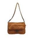 Soleil Chic Tressia Sac Bandoulière Cuir Vintage Camel