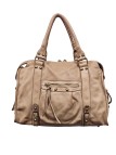 Soleil Chic Grand Sac Cuir Daisy Large Vintage Taupe