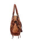 Soleil Chic Grand Sac Cuir Daisy Large Vintage Cognac
