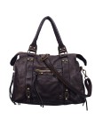 Soleil Chic Grand Sac Cuir Daisy Large Vintage Chocolat