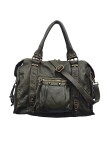 Soleil Chic Grand Sac Cuir Daisy Large Vintage Kaki