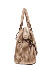 Soleil Chic Grand Sac Cuir Daisy Large Vintage Taupe