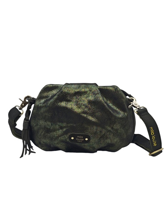 Mila Louise Sac Besace forme seau PRISCIA GR KAKI DARK