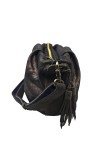 Mila Louise Sac Besace forme seau PRISCIA GR GRIS DARK