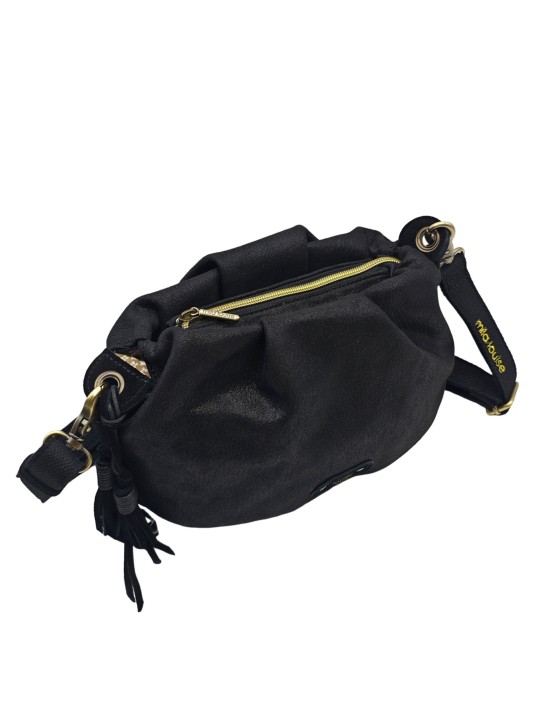 Mila Louise Sac Besace forme seau PRISCIA GR NOIR