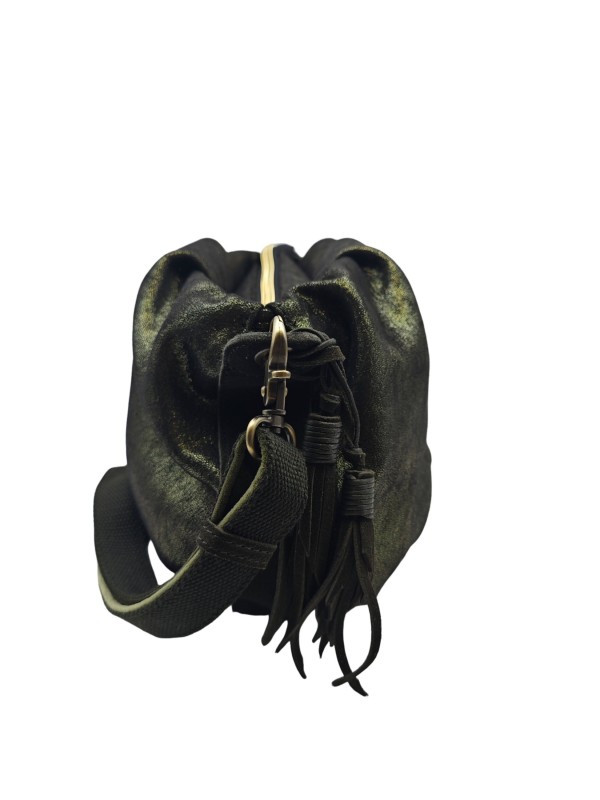 Mila Louise Sac Besace forme seau PRISCIA GR KAKI DARK