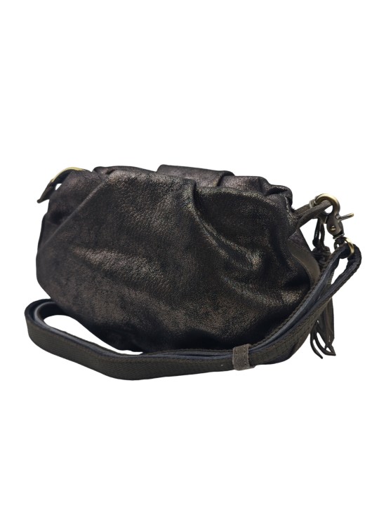Mila Louise Sac Besace forme seau PRISCIA GR GRIS DARK