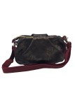 Mila Louise Sac Besace forme seau PRISCIA GR ROUGE DARK