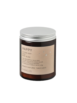 Fariboles - Bougie parfumée artisanale Happy 140g