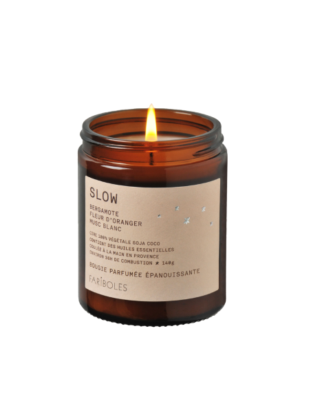 Fariboles - Bougie parfumée artisanale Slow 140g