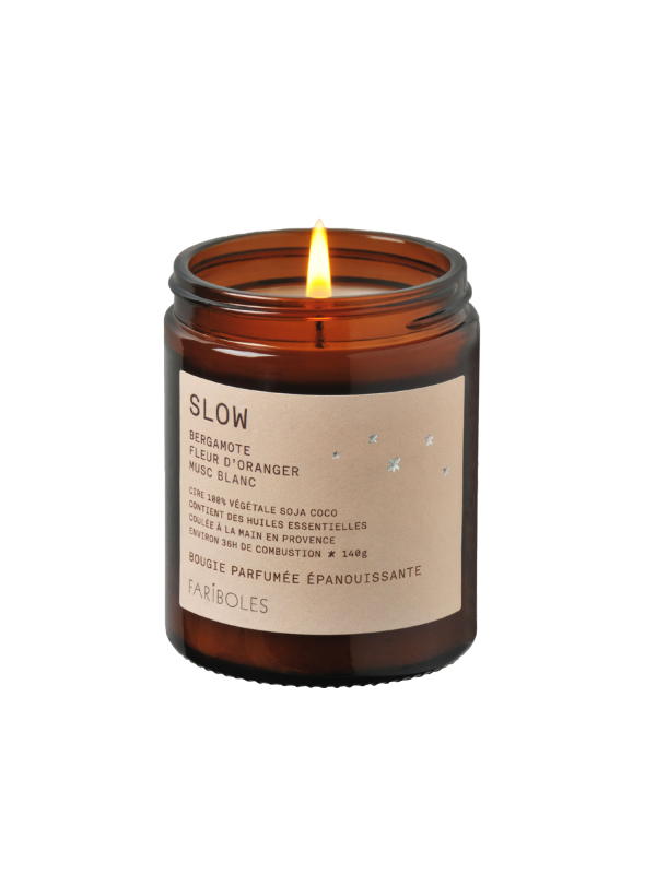 Fariboles - Bougie parfumée artisanale Slow 140g